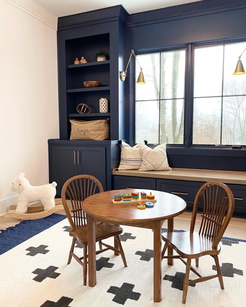 Casement Windows Create Cozy Playroom Space for Kids